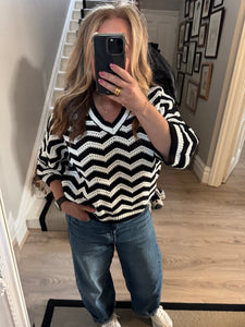 Kaliana Monochrome Jumper - New Season - Kaffe