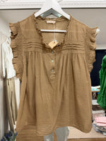 Load image into Gallery viewer, Shirred Cuff Blouse - 2 Colours - New Season
