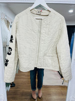 Load image into Gallery viewer, Brooke Quilted Embroidered Jacket - 2 Colours - Johanna Paris
