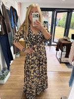 Load image into Gallery viewer, Gold Valley Print Tessa Maxi Dress - Jaase - AW26
