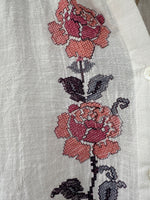 Load image into Gallery viewer, Zoey Cross Stitch Blouse - Studio Parisien
