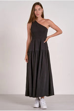 Load image into Gallery viewer, One Shoulder Dress - 2 Colours - Elan
