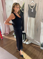 Load image into Gallery viewer, Portals Knitted Dress With Belt - New Season - Skatie
