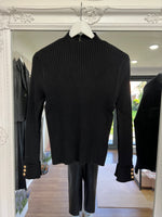 Load image into Gallery viewer, Button Sleeve Rib Jumper - New - Skatie
