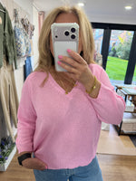 Load image into Gallery viewer, Summer V Neck Jumper - 4 Colours - Alexandre Laurent
