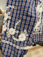 Load image into Gallery viewer, Check Embroidered Blouse - Studio Parisien - AW26
