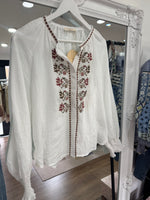 Load image into Gallery viewer, Kally Embroidered Blouse - New Season
