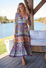 Load image into Gallery viewer, Eden Print Tessa Print Maxi Dress - Jaase Australia - New Collection
