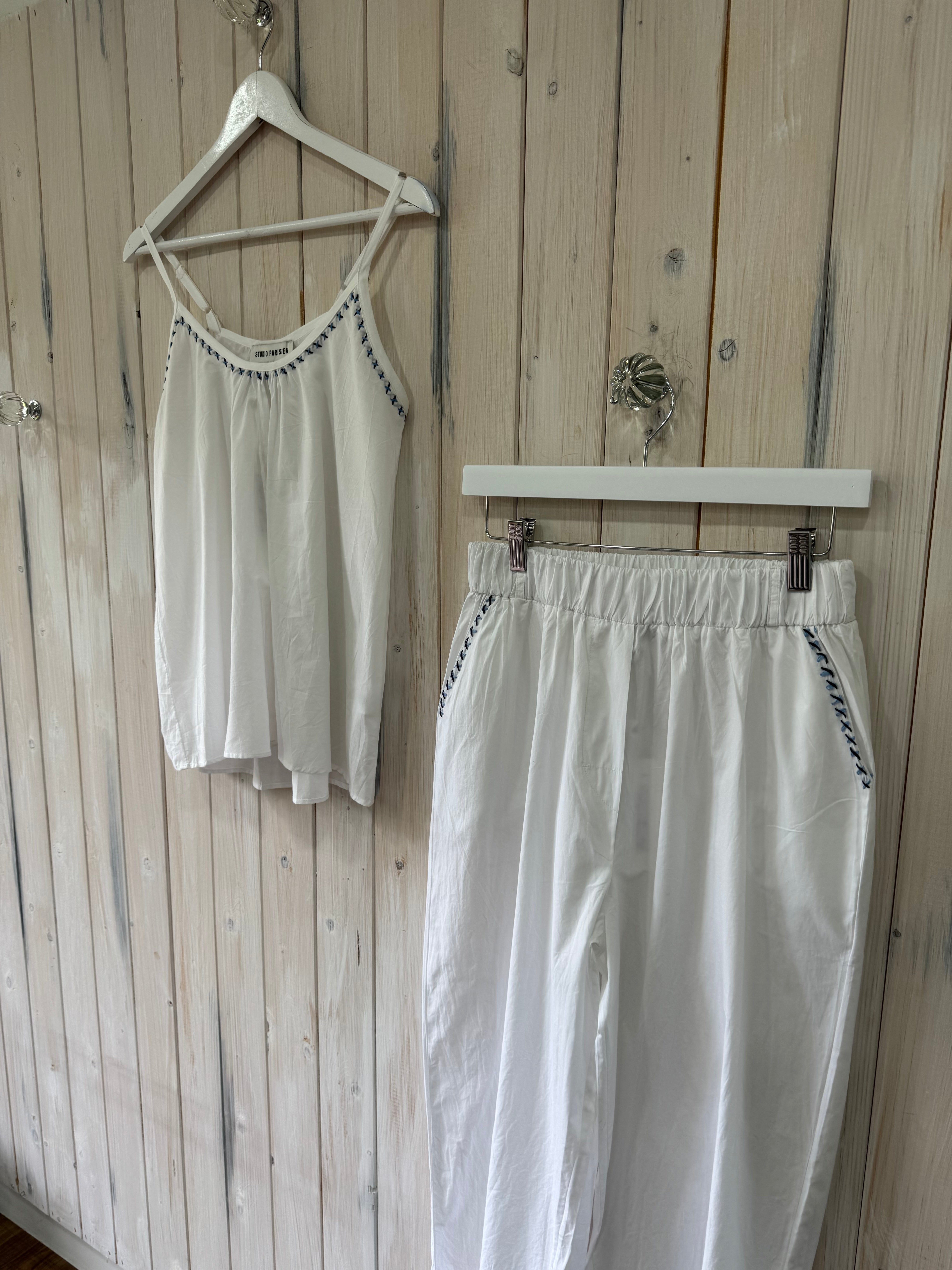 Zanzi Embroidered Trousers - New season - Studio Parisien