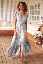 Load image into Gallery viewer, Lilah Print Carmen Maxi Dress - New Season - Jaase
