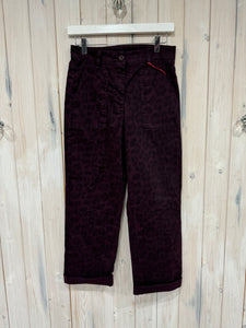 Leopard Print Cropped Jeans - New Season - Johanna
