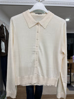 Load image into Gallery viewer, Sammi Fine Knit Collar Cardigan - 2 Colours - New Brand - AW26
