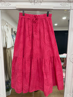 Load image into Gallery viewer, Broderie Midi Skirt - 3 Colours - New Season

