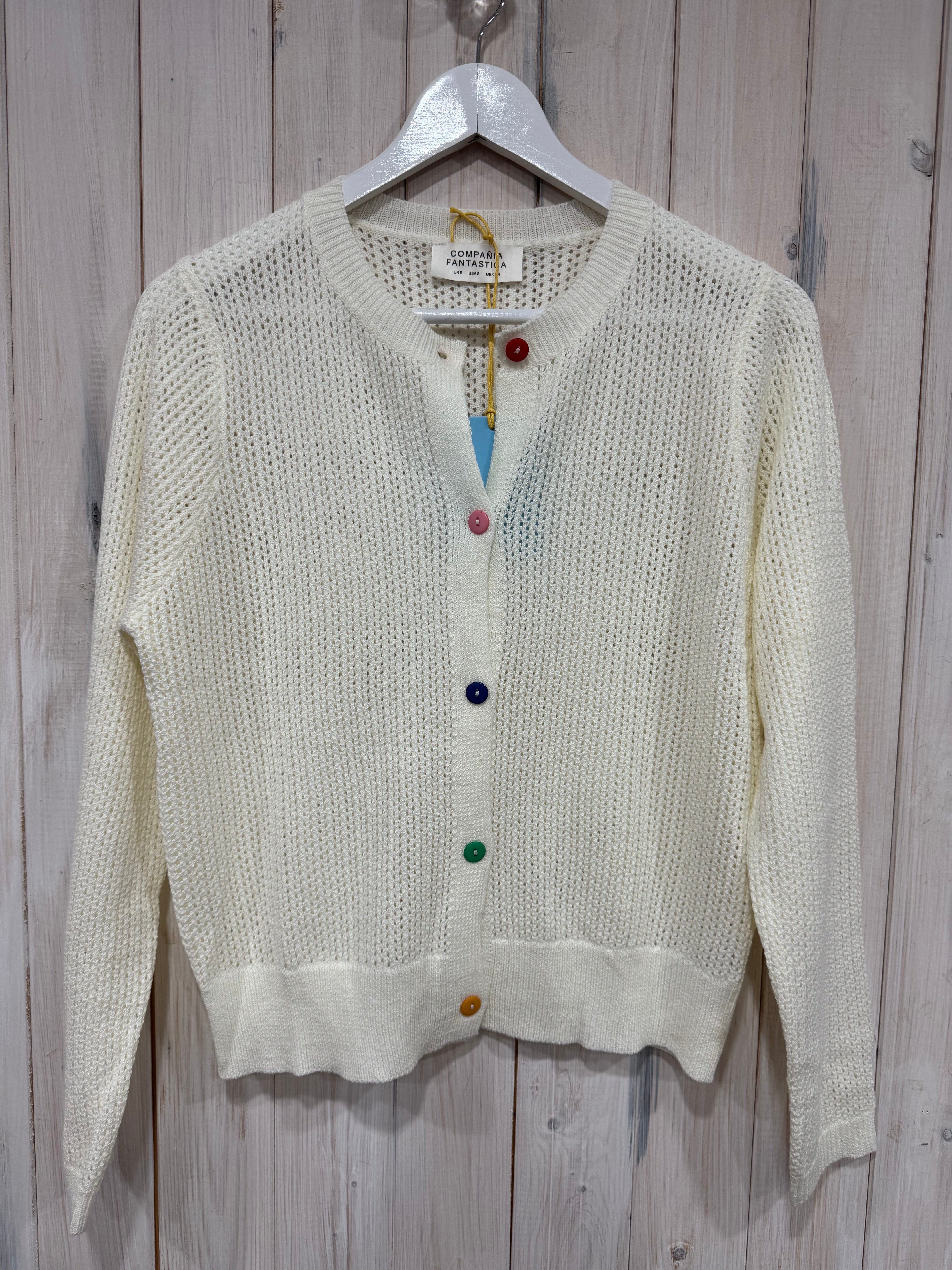 Button Detail Cardigan - 2 Colours - New Brand - Compania