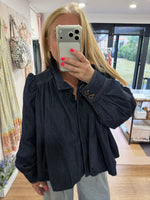 Load image into Gallery viewer, Eden Funnel Neck Denim Jacket - New Season AW26
