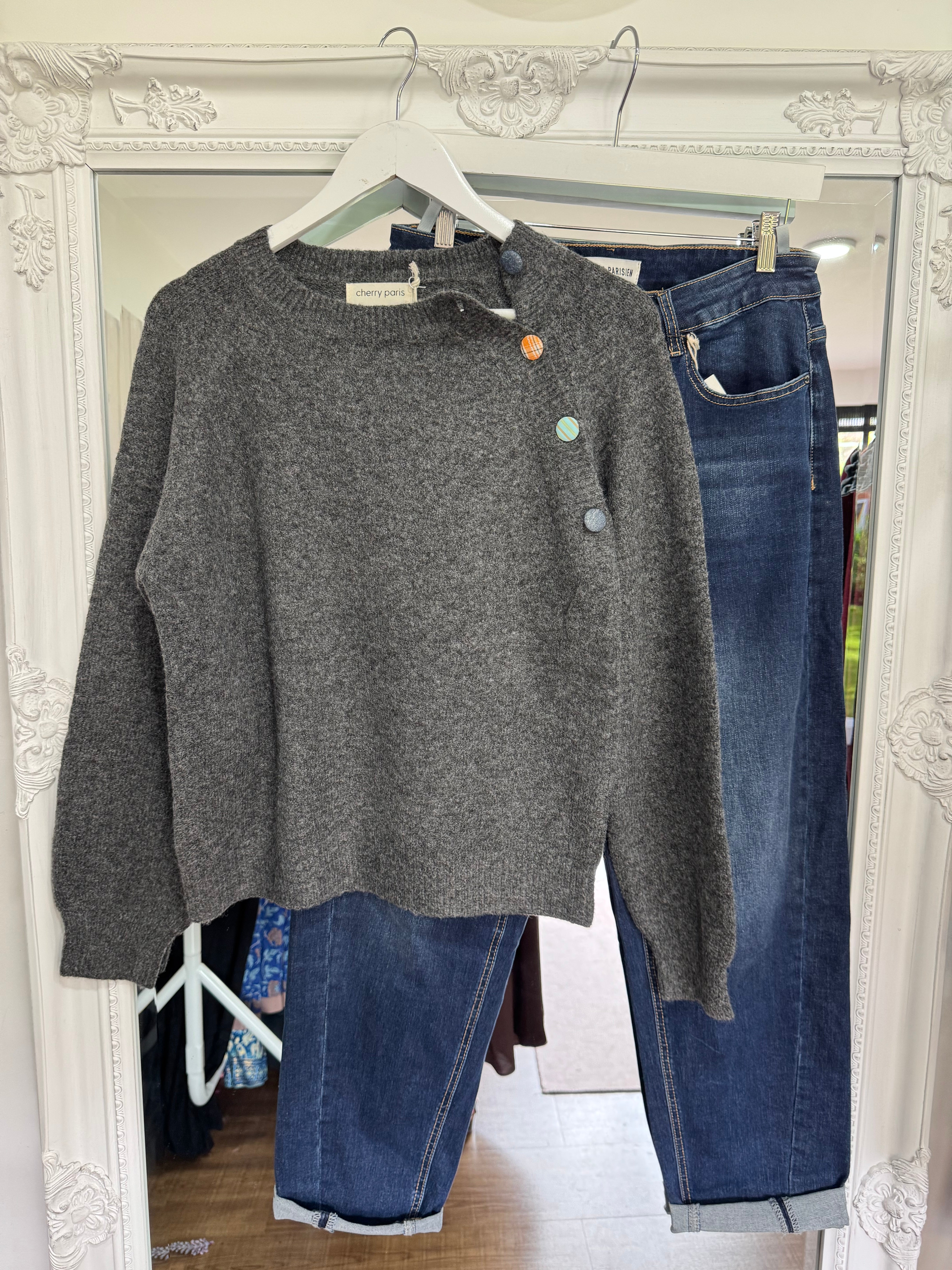 Bridie Button Jumper - New Season