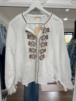 Load image into Gallery viewer, Kally Embroidered Blouse - New Season
