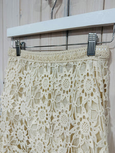 Corinne Crochet Skirt - New Colour - Biscote