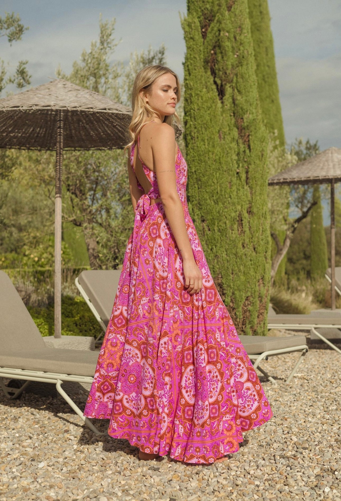 Cosmic Print Endless Summer Dress - New Season - Jaase
