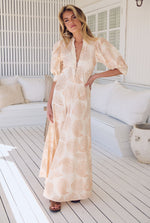 Load image into Gallery viewer, Moa Moanna Print Delmar Maxi Dress - Jaase
