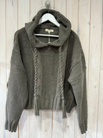 Load image into Gallery viewer, Rope Knitted Hoodie - 2 Colours - New Season

