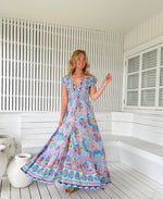 Load image into Gallery viewer, Daydreamer Print Romi Maxi Dress - High Summer - Jaase

