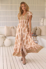 Load image into Gallery viewer, Palomas Print Romi Maxi Dress - High Summer - Jaase
