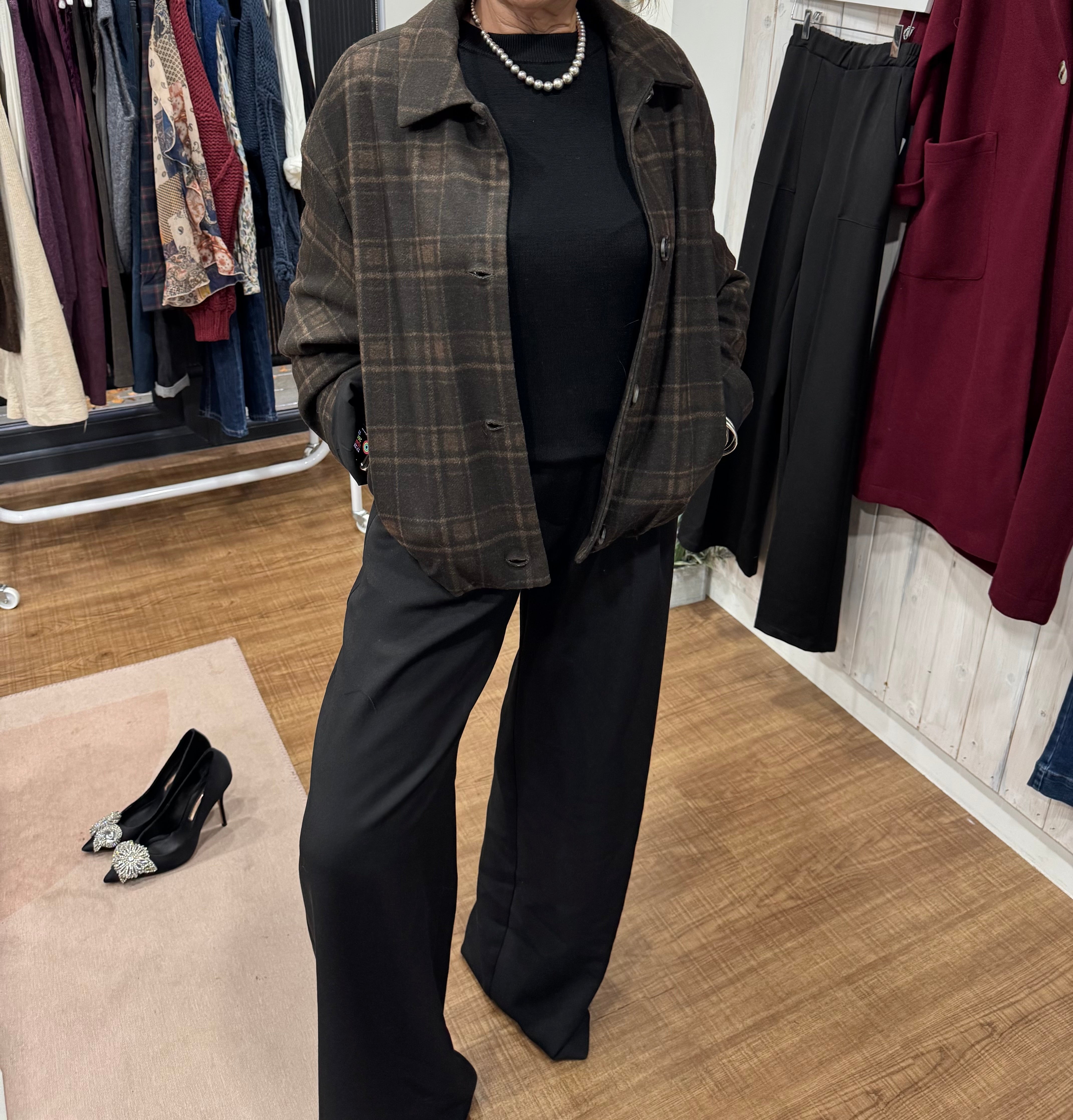 Panda Check Jacket - Ema Blues - New Season