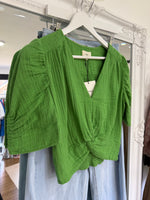 Load image into Gallery viewer, Sadouma Cheesecloth Top - 2 Colours - An'ge
