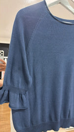 Load image into Gallery viewer, Ruffle Cuff Summer Knit - 4 Colours - New Season
