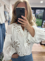 Load image into Gallery viewer, Suzi Embroidered Blouse - New Season
