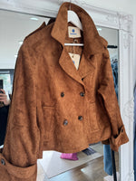 Load image into Gallery viewer, Sandrine Faux Suede Jacket - Studio Parisien
