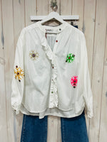 Load image into Gallery viewer, Sunny Embroidered Blouse - 2 Colours - Sam &amp; Lili New Collection
