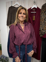 Load image into Gallery viewer, Etienne Jacquard Blouse - New Season
