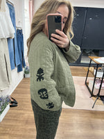 Load image into Gallery viewer, Brooke Quilted Embroidered Jacket - 2 Colours - Johanna Paris
