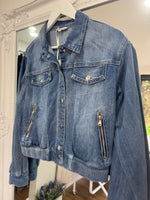 Load image into Gallery viewer, Brice Crop Denim Jacket - New Season
