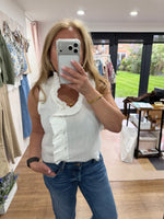 Load image into Gallery viewer, Siloe Cheesecloth Blouse - 2 Colours - An'ge
