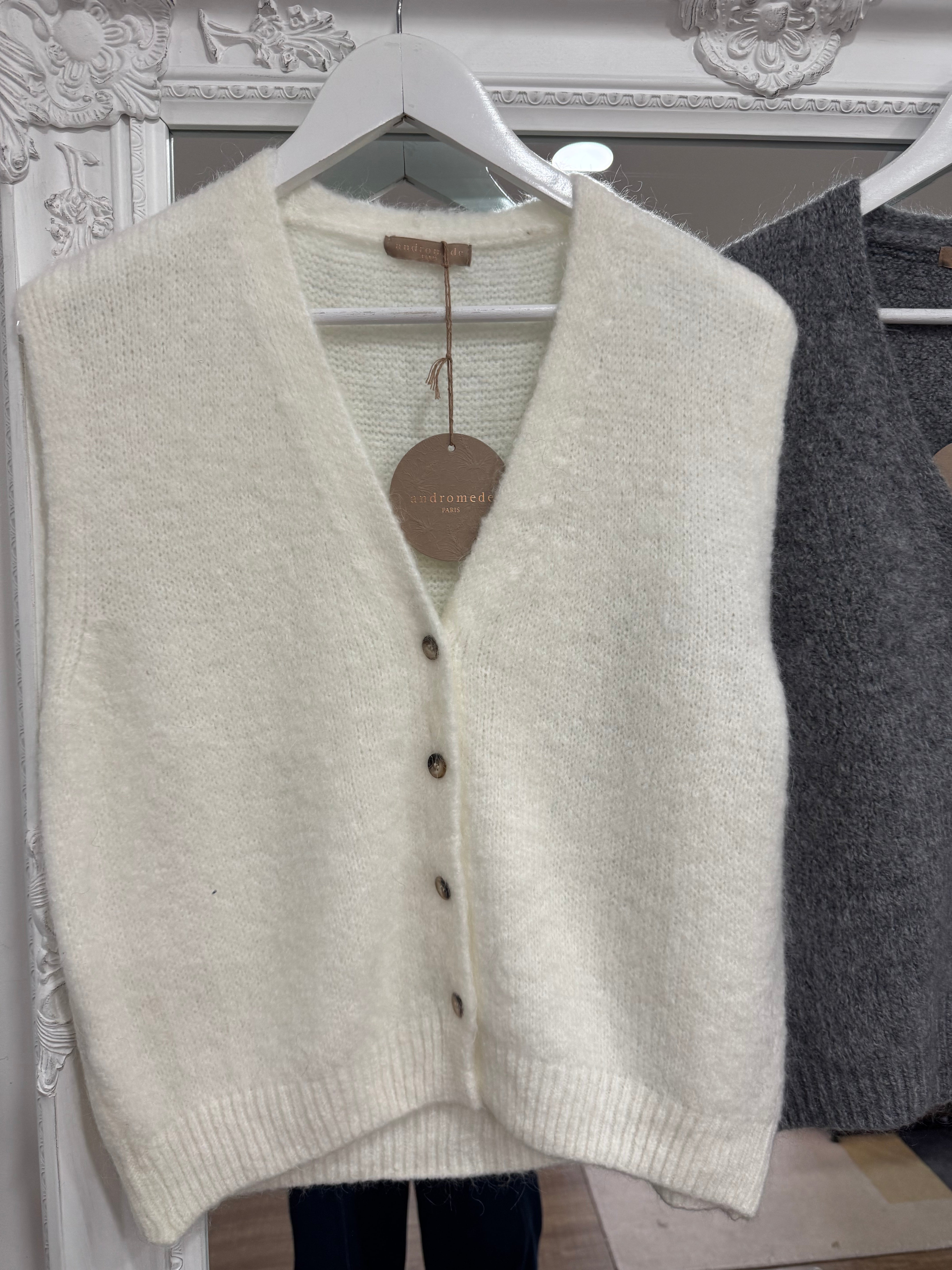 Mirabelle Knitted Waistcoat - 4 Colours - New Brand