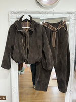 Load image into Gallery viewer, Velour Hooded Tracksuit Set - 3 Colours - AW26
