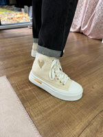 Load image into Gallery viewer, Boucle High Top Trainers - 2 Colours - New Season
