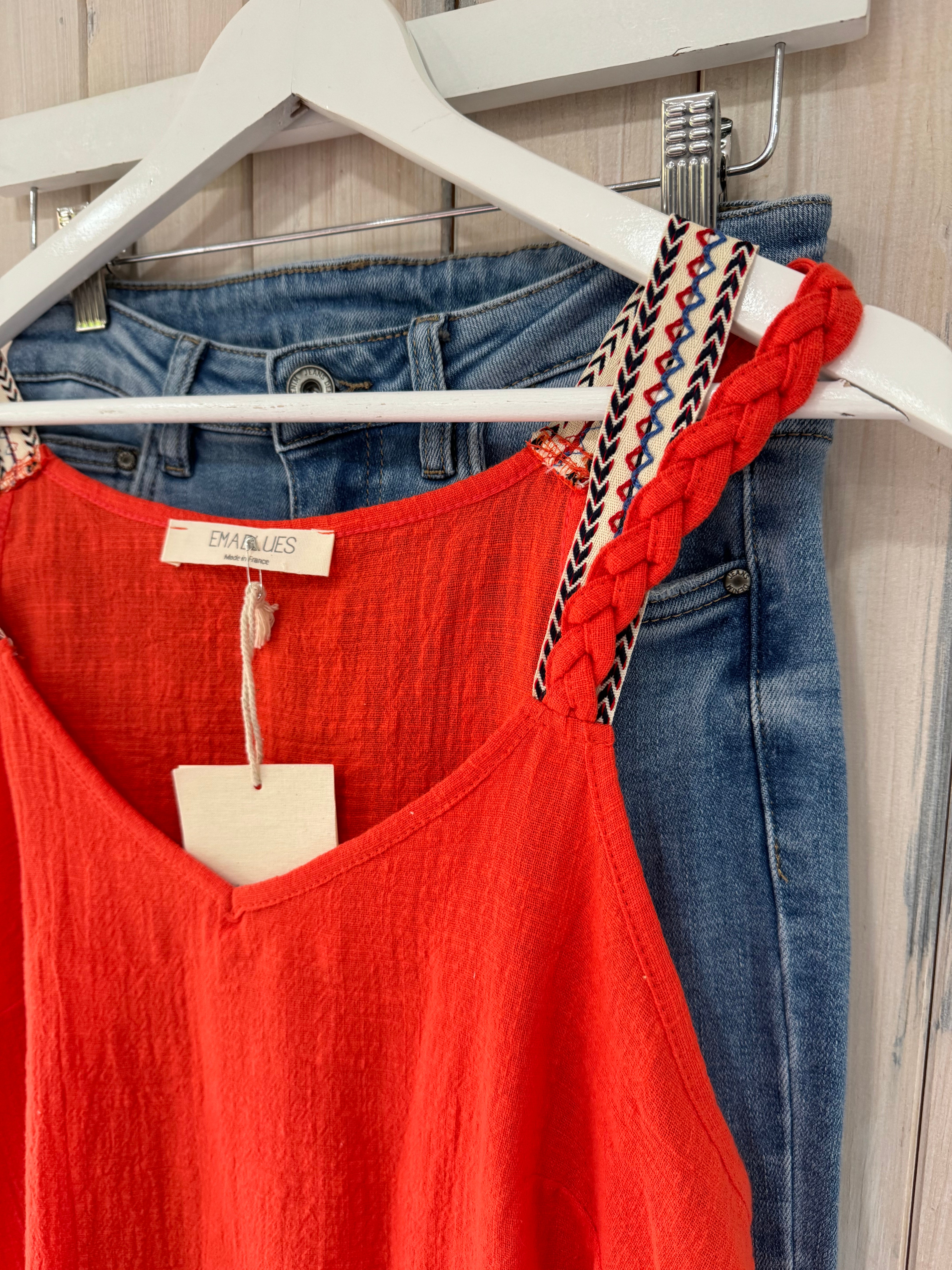 Anais Double Braided Camisole - Ema Blues - Last One!