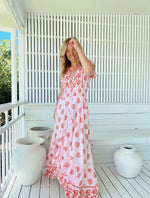 Load image into Gallery viewer, Desert Wild Flower Print Romi Maxi Dress - Jaase
