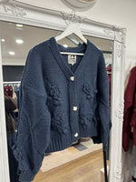 Load image into Gallery viewer, Berry and Navy Cozy Caridgan - Jaase - New Season
