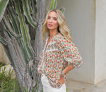Load image into Gallery viewer, Harlowe Print Bee Blouse - Jaase - New Season
