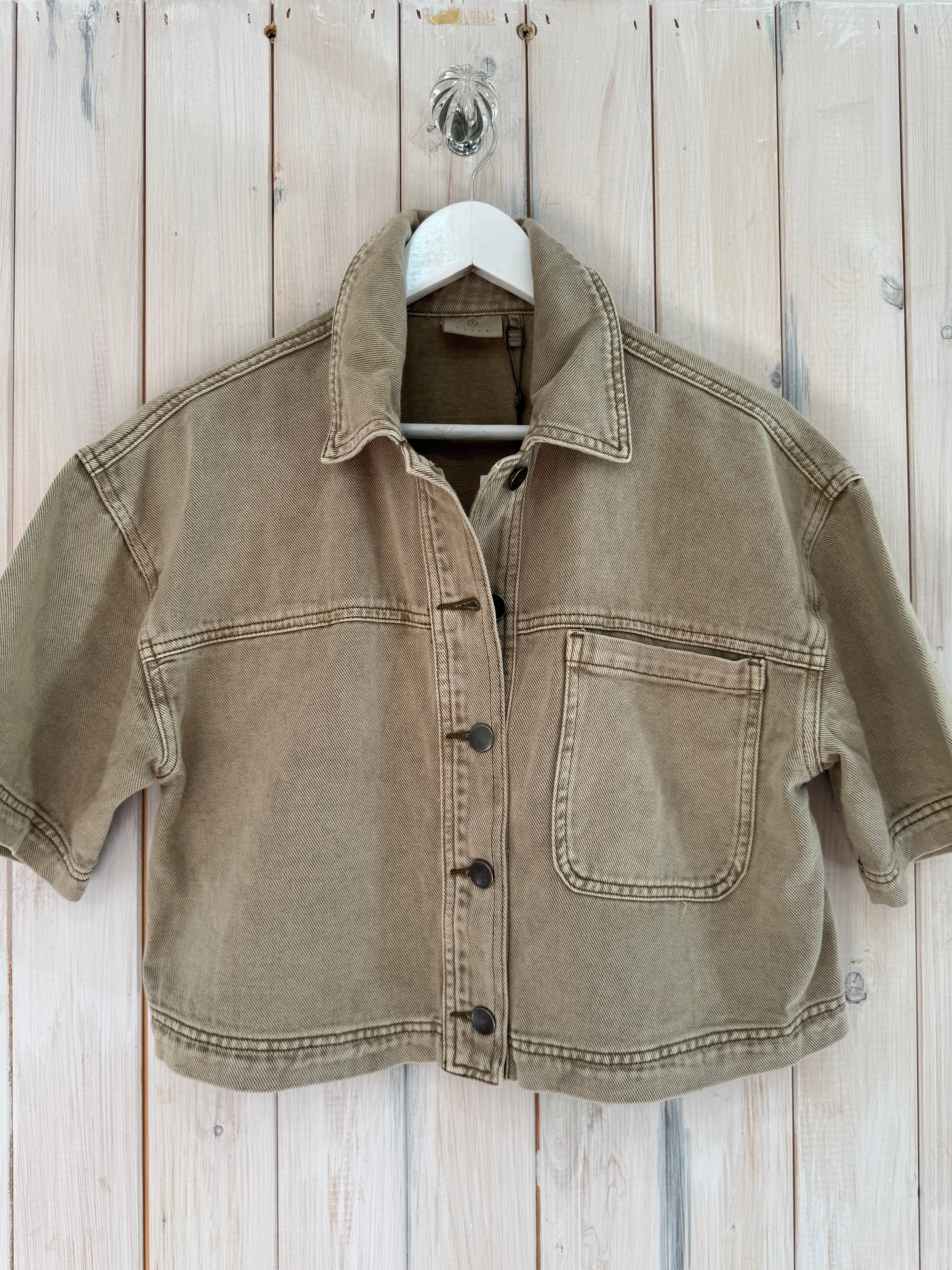 Karania Crop Denim Jacket - New Season - Kaffe