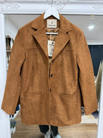 Load image into Gallery viewer, Shani Faux Suede Jacket/Coat - Studio Parisien AW26
