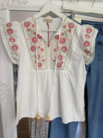 Load image into Gallery viewer, Lilah Embroidered Blouse - Mamouchka - New Season

