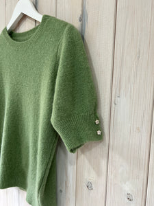 Flower Button Jumper - 4 Colours - New Collection