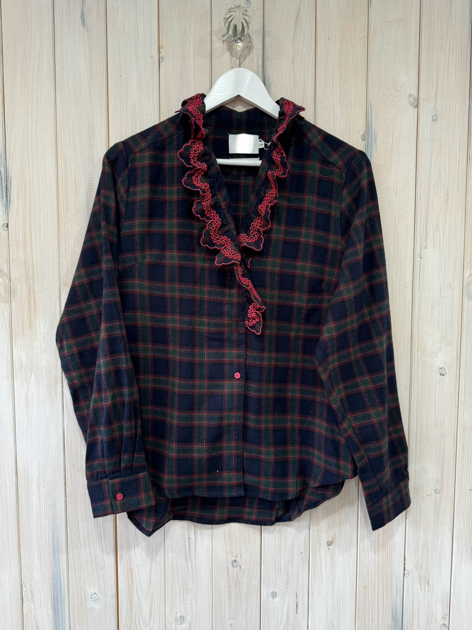 Lucy Check Blouse - New Brand