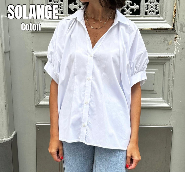 Solange Cotton Blouse - 2 Colours - Scarlet Roos